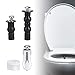 Zopsc Universal Toilet Seats Screw Set Aging Stainless Steel Bolts, Reliable Fixing Tools for Bathroom Toilet Cover, Convenient Installation Hardware Kit, 100%