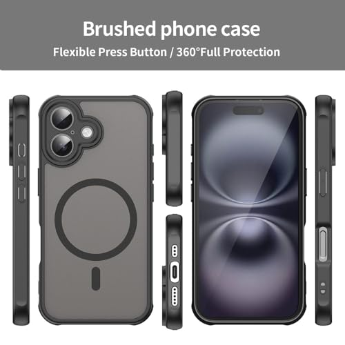 Coque mate pour iPhone 16 Pro Max violette rigide antichoc - 2