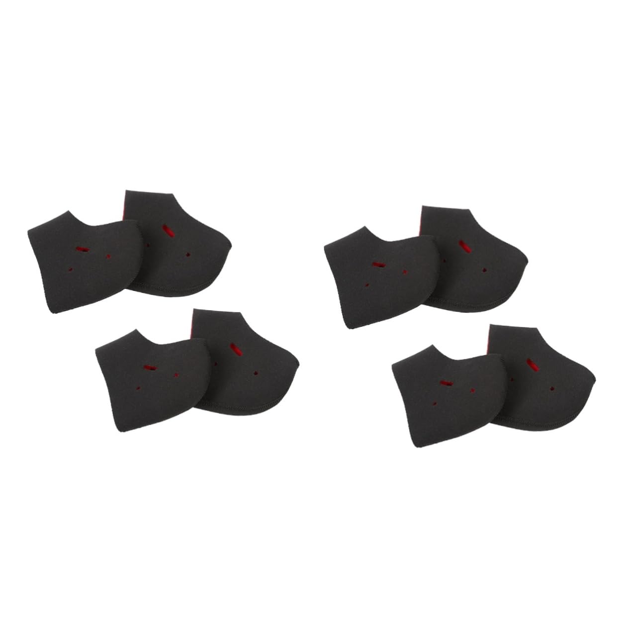 FOMIYES Heels Socks Gel 4 Pairs Moisturizing Heel Socks Heel Cushion Socks Cracked Heel Socks Heel Support Socks Dry Feet Socks Spa Socks Plantar Socks Heel Protector Anti-Crack Ankle Support