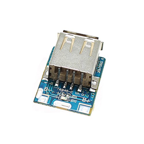 Onyehn 10Pcs 5V Boost Step Up Power Supply Module Lithium Battery Charge Protection Board HOTCHIP HT4928S(parameters Same as134N3P) DIY Charger LED Display USB and Micro Port 10 Pack