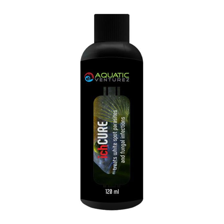 Aquatic Venturez Ich Cure | Size: 120ml | Aquarium Fish Medicine | White Spot Cure | Indian Fish Monsters (IFM) (B0CH7X1WDG) Amazon Price History, Amazon Price Tracker