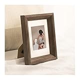  CTCOIJRN Cadre photo en bois - Cadre photo de base - Décoration de bureau - Cadre photo à suspendre au mur - Blanc 15,2 cm - 17,8 cm - 20,3 cm - 25,4 cm - for les décorations de table de bureau famili