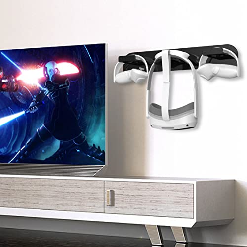 Support mural pour casque VR V01 noir compatible avec Meta Quest Pro Pico 4 et Oculus Quest 2