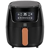 Digital Air Fryer 5.2 Quarts (5L) Capacity by ZZ, Hot Oven Oil-less Cooker Dehydrator with LED...