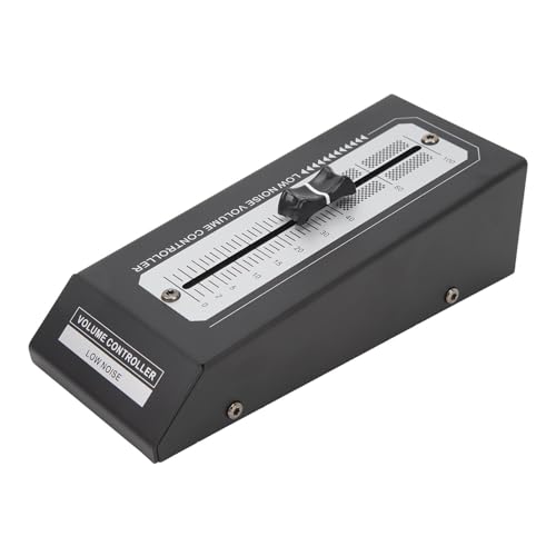 Plug and Play: dotato di una coppia di connettori placcati in oro, questo controller del volume del preamplificatore non richiede alimentazione, basta collegarlo e iniziare a usarlo.