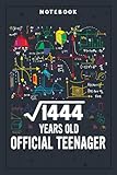  Notebook Planner Square Root Of 1444 38 Years Old Official Birthday: Planning, Budget, Homeschool,6x9 in , Tax, Goal, Hourly, College, Small Business