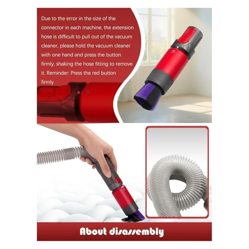 Boquilla de aspiradora compatible con Dyson V11 V10 V8 cepillo para polvo extensible 6