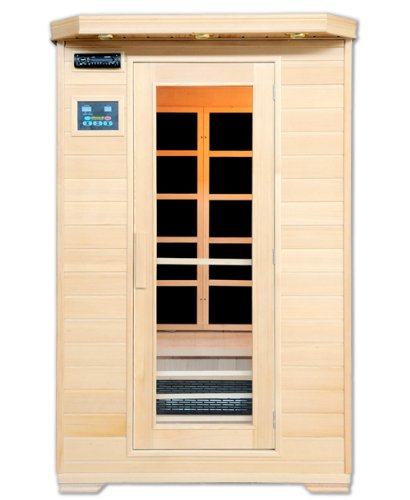Artsauna - Cabina a infrarossi Oslo, radiatore piatto, legno di tsuga