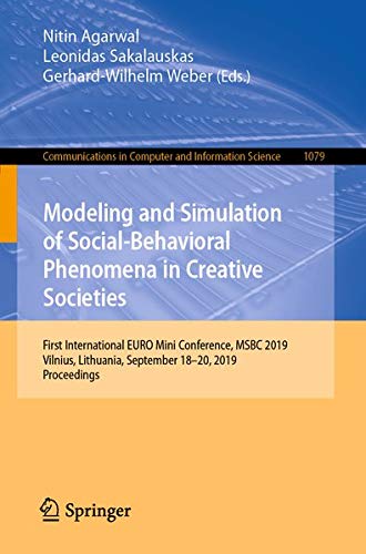 Buy Modeling and Simulation of Social-Behavioral Phenomena in Creative Societies — BookShops.in