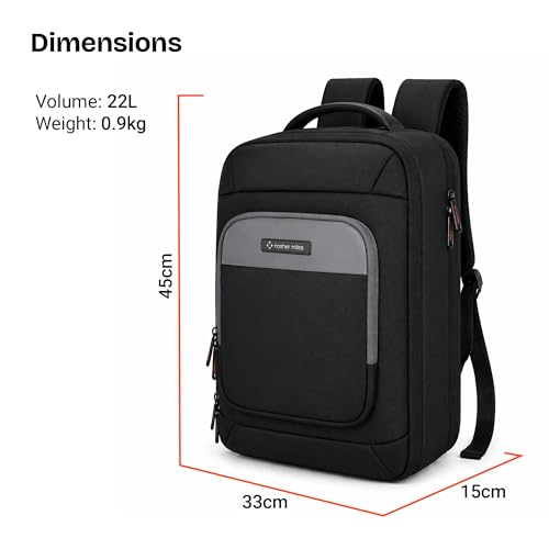 Image of Nasher Miles Corporate Backpack | Premium Laptop Backpack | Ideal for Office, College, School & Travel | Men, Women, Boys, Girls