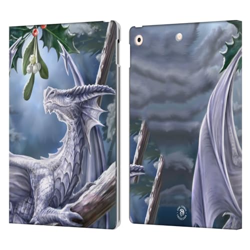 Étui en cuir de qualité pour iPad 10.2 avec l'art mythique d'Anne Stokes