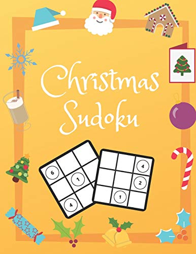 Christmas Sudoku: 100 Pages With Sudokus Based On Easy Level | Solve And Relax | Large Print, Perfect Gift For Kids and Family (125 Pages, 8.5 x 11)