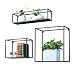 Produktbild unho Wandregal Schweberegal Cube Regal 3er Set Bücherregal Regalsysteme, Retro Hängeregal Würfelregal, Schwarz