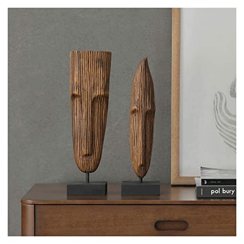 Moai Monolith décor de table abstrait pour un salon zen moderne