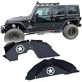 YZONA Front & Rear Inner Fender Liners Compatible with 2007-2018 Jeep Wrangler JK & JKU Unlimited Sp