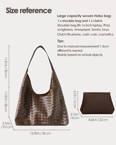 2025 Woven Tote Bag for Women, Fashion Shoulder Hobo Bags, Leather Woven Beach Bag, Retro Handmade Shoulder Bag3