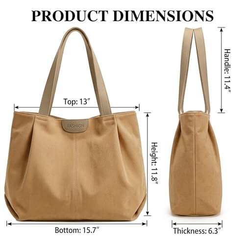 Bolso Tote de Lona para Mujer miniatura 3