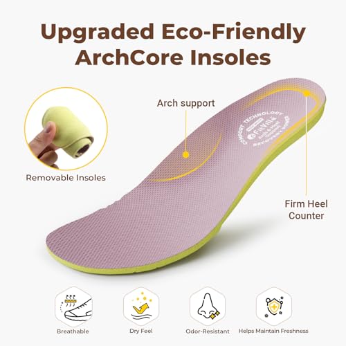 Image of FitVille Diabetic Shoes for Women Extra Wide Diabetic Womens Sandals, Walking Shoes with Adjustable Closures Arch Support, Orthopedic Sandals for Flat Feet Heel Pain Relief,Plantar Fasciitis