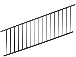 Westbury Tuscany C10 8' x 36" Stair Rail Kit Black Fine Texture