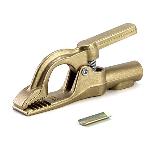 Image of QWORK Welding Bronze Ground Clamp, 1.6 Pounds and 500A, 1 piece