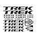 décalcomanies et autocollants de voiture Kit pour Trek Adpesivi Bici Stickers Bike MTB BDC BICICLETTA PRESPAZATIATI PVC, 34cm * 31cm (Color Name : BLACK)