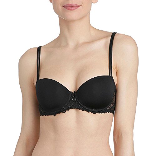 Preisvergleich Produktbild Marie Jo Jane Unterlegter Außenträger-BH 75E --- Schwarz