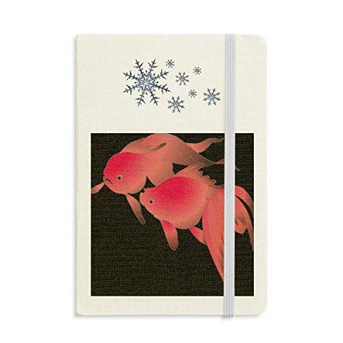 Carnet épais flocons de neige et poissons cadeau idéal pour exprimer votre créativité