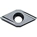 Kyocera DCGT21505U PR1725 Grade PVD Carbide, 7 Degree, Diamond, Positive Rake Angle, Right-Hand Turning Insert for Light Interruption and Finishing in (P) Carbon/Alloy Steel (10 Pieces)