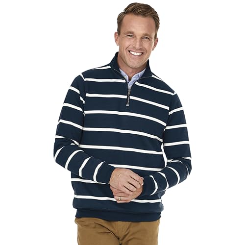 Image of Charles River Apparel Men's Crosswind Quarter Zip Sweatshirt