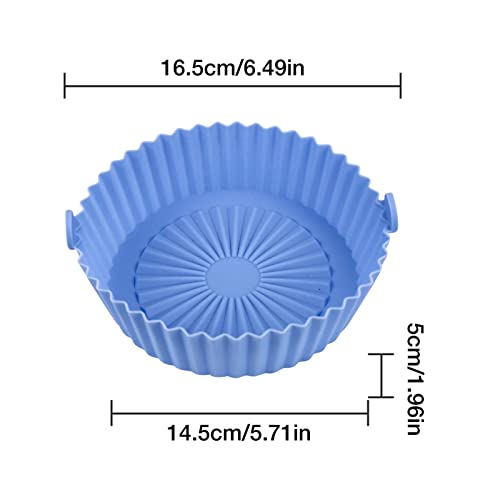 Panela de silicone Air Fryer | Acessórios reutilizáveis para fritadeira a ar de silicone | Forros de