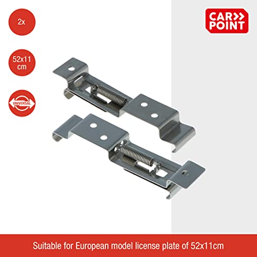 Carpoint Porta Targa 2 Pezzi