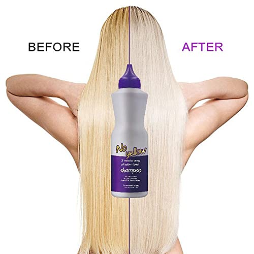Nuspa 3 Minutes Purple Shampoo, Moisturizing Color Correction Sulfate Free Shampoo，No Yellow Shampoo For No Brass Or Yellow - Argan Oil Keratin Infused,16.9Oz #TOP2