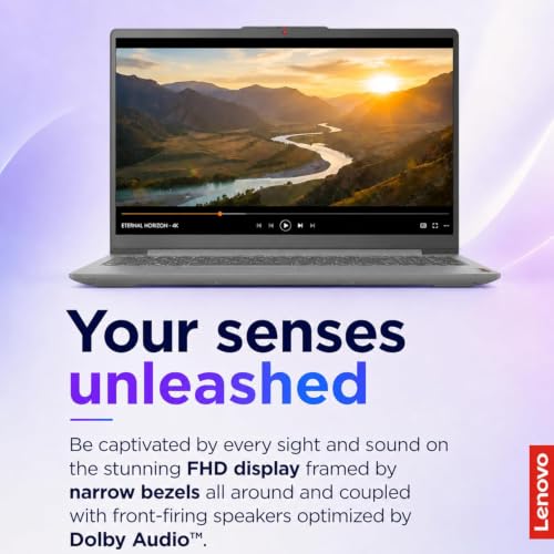 Image of Lenovo IdeaPad Slim 3i • 15.6 inch FHD Laptop with Microsoft 365 Included • Intel N100 • 4GB DDR5RAM • 128GB SSD • Windows 11