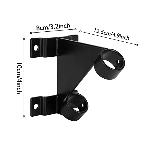 Nunezro – Flag Pole Bracket For Railing – Mount Kit For Balcony Outside House – Metal Flagpole Holder - Outdoor Mounting On Round Or Square Post Or Stand In Garden – Steel Clamp For Truck Or Boat #TOP2