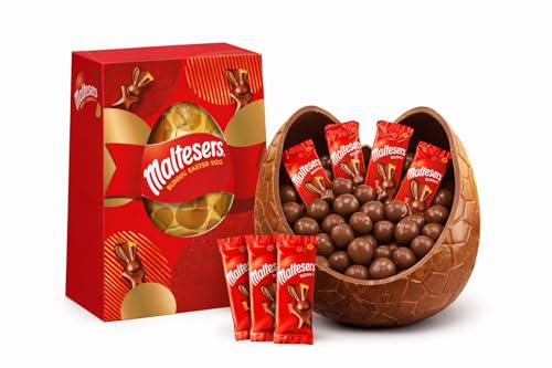 Maltesers Bunnies Milk Chocolate Extra Large Easter Egg Includes 3 Maltesers Bunny Bars Perfect For Easter Egg Hunt School Offices Gift For Kids & Adults