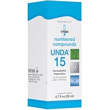 UNDA 15 Numbered Compounds | Homeopathic Preparation | 0.7 fl. oz.