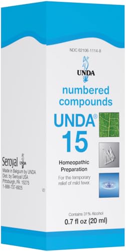 UNDA 15 Numbered Compounds | Homeopathic Preparation | 0.7 fl.