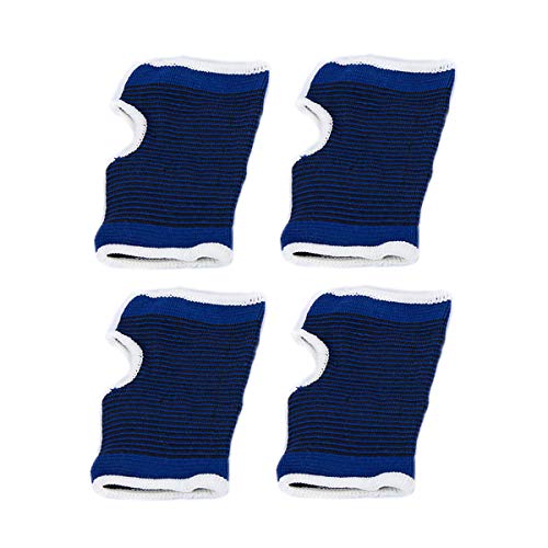 Wrist Support 2 Pairs Sweat and Breathable Elastic Brace Sleeve for Carpal Tunnel, Sprains, and Tendonitis