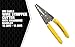 Southwire Heavy Duty NM-B Romex Cable Wire Stripper/Cutter with Ergonomic Handles 12 AWG -14 AWG, rust proof