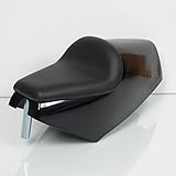  Monocoque – Carcasa trasera sillín monoplaza negro Mobylette MBK 51 Magnum ciclomotor