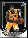 2025-26 Bowman Chrome #BCV-36 Adou Thiero RC Rookie Card Los Angeles Lakers Official Basketball Card in Raw (NM or Better) Condition