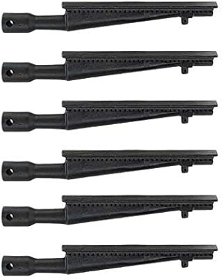 Grill Parts Gallery Replacement Cast Iron Burner for Select Brinkmann 810-2720-0, 810-4435-2, Nexgrill 720-0082-S-05, Gas Models, 6-Pack
