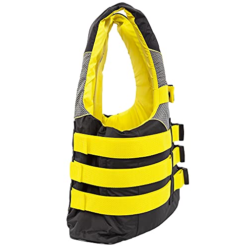 Image of Body Glove Adult PFD Life Vest. Durable Polymer Shell, Lightweight PE Foam, Oversized Armholes, 4 Heavy-Duty Adjustable Belts