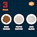 Great Fermentations – 3 Pack Wine Making Additives – Premium Wine Making Supplies with 1lb Wine Tannin, 1lb Pectic Enzyme & 1lb Acid Blend – Essential Additive for Home Wine Making – 3lbs Total