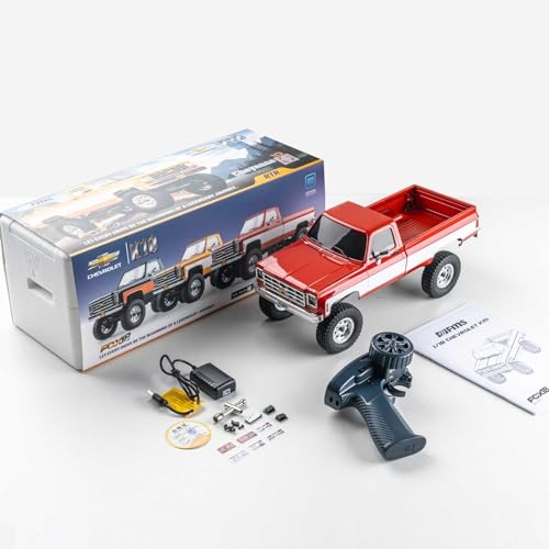 BEEZRC FMS 1/18 RC Crawler FCX18 Chevy K10 RC Truck RTR RC Car Official Licensed Model Car 8km/h 4WD