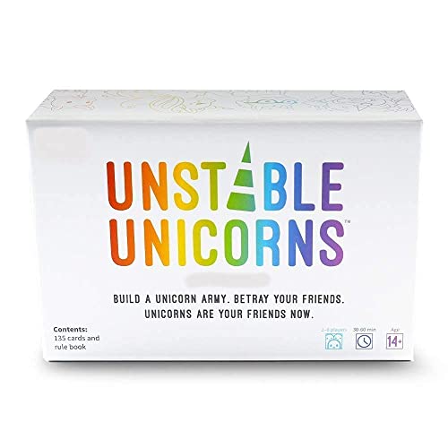 Image of Awestuffs Family Board Games for Adults and Kids - Ages 8 and up, 2 to 8 Players (Unstable Uni-Cons)