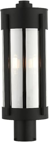 Miniatura 10 de Livex Lighting 22387-04 - Farol para exteriores (3 unidades, color negro claro, níquel)