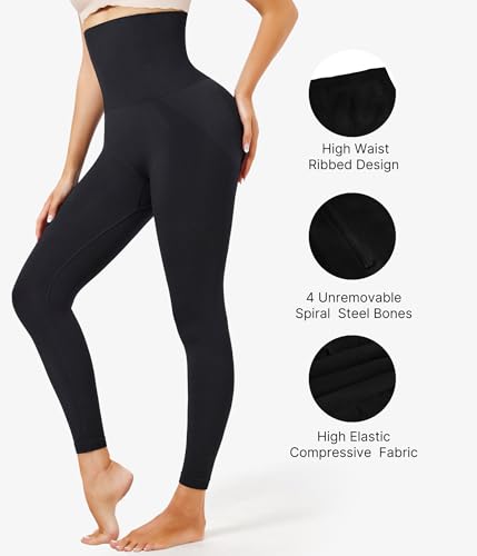 Nebility Shapewear Tummy Control High Waisted Body Shaper for Women Thigh Slimmer Butt Lifting Shapewear2