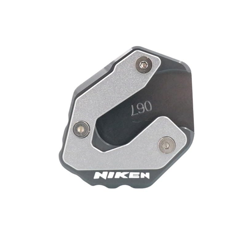 Extension béquille latérale CNC en aluminium avec plaque de support agrandie