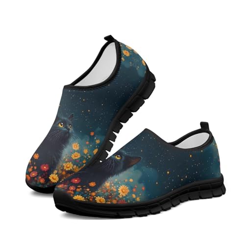 Image of Women's Loafers Slip On Slip Shoe Casual Walking Shoes Non Slip Work Shoes Mesh Athletic Sneakers